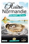 Affiche huitre de Normandie